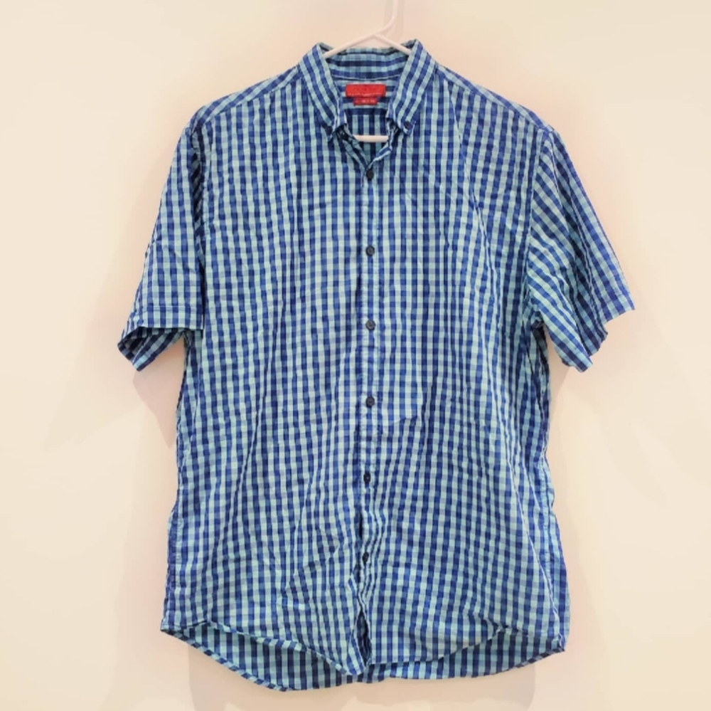 Zara Man Casual Short Sleeved Button Down Shirt